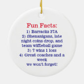 協力NYコーチ野球チームの写真 セラミックオーナメント (裏面)