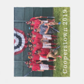 協力NYベースボールチーム写真年記念 フリースブランケット (正面)