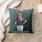 協力NY写真野球選手のおもしろい事実 クッション (ブランケット)