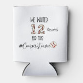 協力NY我々は12年を待った野球ママパパ 缶クーラー (正面)