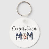 協力NY野球ママはスクリプトチームのママをスター キーホルダー (正面)