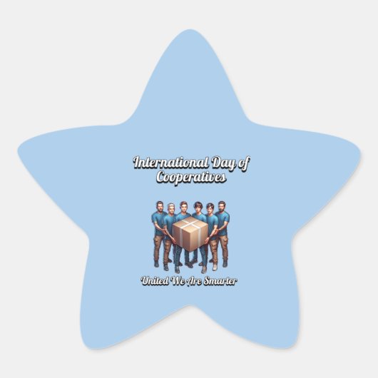 協国際的同会の日 星シール (正面)