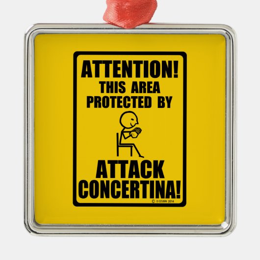 協奏曲を攻撃 メタルオーナメント (正面)