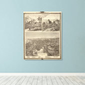 協議会のブラフス キャンバスプリント (インサイチュ (ウッドフロア))