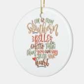 南おもしろいデザインサザンベルから行ける セラミックオーナメント (左)