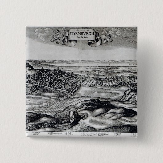 南からのエジンバラ市 缶バッジ (正面)