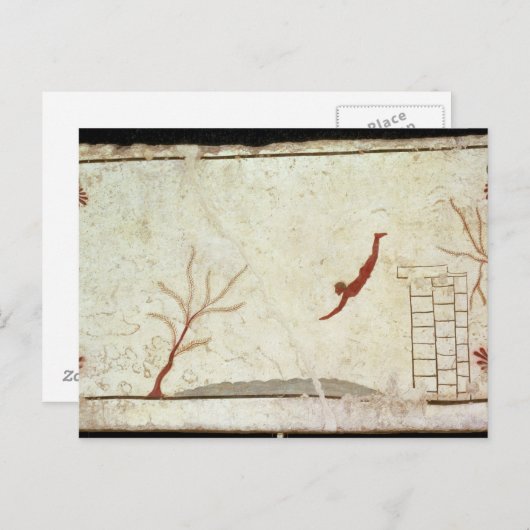 南からのダイバーの墓から絵を描くこと ポストカード (正面/裏面)