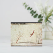 南からのダイバーの墓から絵を描くこと ポストカード (スタンド正面)