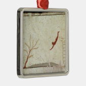 南からのダイバーの墓から絵を描くこと メタルオーナメント (右)