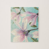 南からのピンクの花 ジグソーパズル (縦)