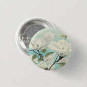 南からの白い花 缶バッジ (正面&裏面)