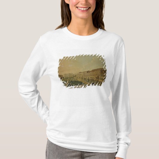 南からのWilhelmsplatz、1773年の眺め Tシャツ (正面)