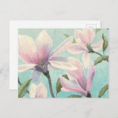 南から咲くピンク ポストカード (正面/裏面)