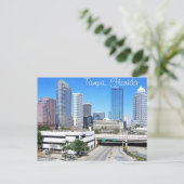 南から見たフロリダ州タンパのスカイライン ポストカード (スタンド正面)
