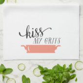 南ことわざ: 私の屑に接吻して下さい キッチンタオル (折り畳み)