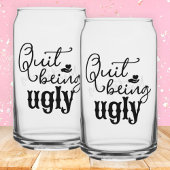 南のことわざやめが醜い黒い台本 ガラス缶