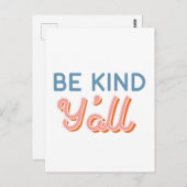 南のはがきを親切にする ポストカード (正面/裏面)