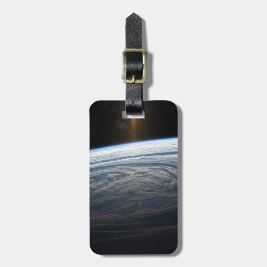 南のインディアン海の曇り。 ラゲッジタグ (正面縦)