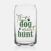 南のキッチンザンドッグしない狩り引用文グリーン ガラス缶 (正面)