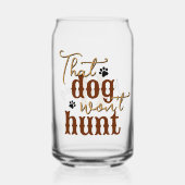 南のキッチンズドッグしない狩り引用文タンおもしろい ガラス缶 (正面)