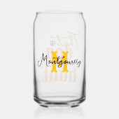 南のキッチンズドッグしない狩り引用文黄色 ガラス缶 (裏面)