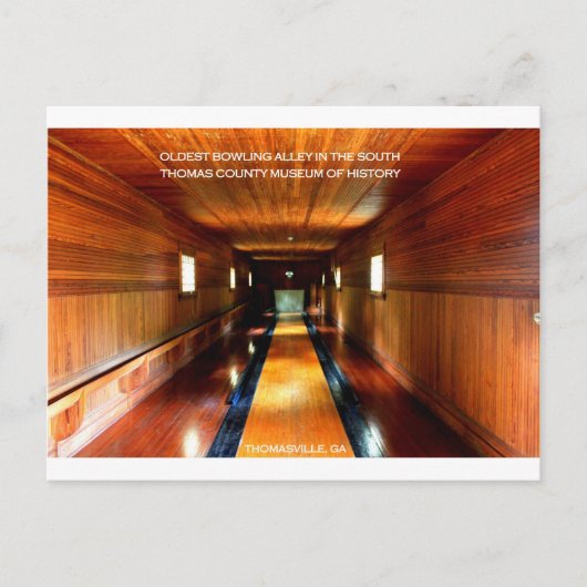 南のボーリング路地で最も古い，トマスビル，ガ ポストカード (正面)