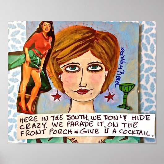 南のポスター – ここに隠さない熱狂する ポスター (正面)