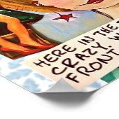 南のポスター – ここに隠さない熱狂する ポスター (角)