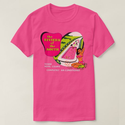 南のリビエラ Tシャツ (デザイン正面)