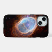 南のリング星雲 iPhone 15ケース (裏面横)