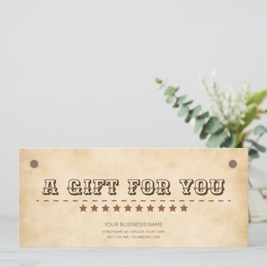 南のロゴのギフト証明書を持つ西ブラウン (スタンド正面)