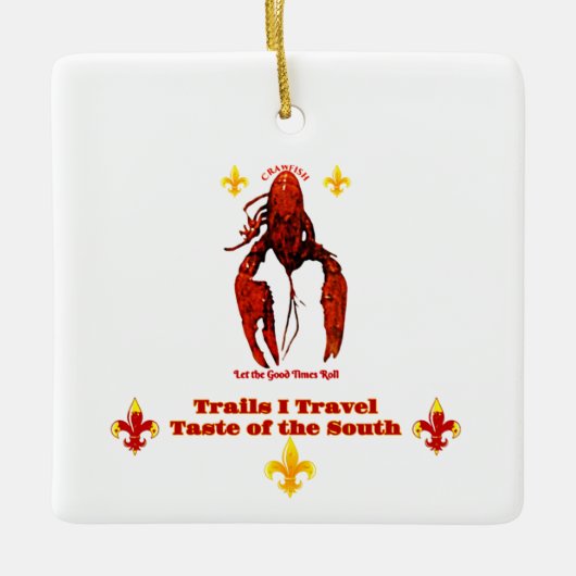 南の味を旅するトレイル セラミックオーナメント (正面)