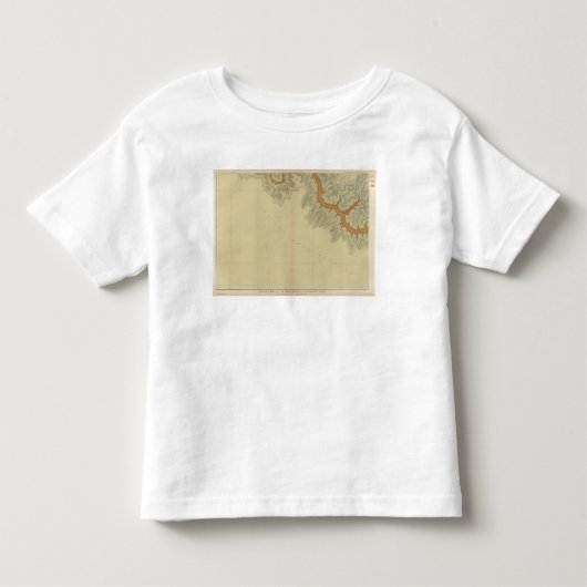 南の地質地図 トドラーTシャツ (正面)