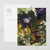 南の守護者 – Turtle ポストカード (正面/裏面)