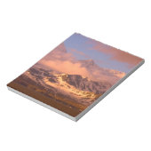 南の山脈の上の日の出 ノートパッド (回転)