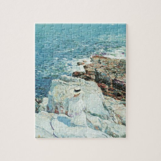 南の岩礁、アップルドール（Frederick Childe Hassam） ジグソーパズル (縦)