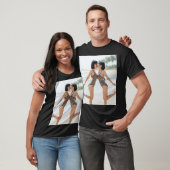 南の島で可愛い二人の少女の危ない関係 Tシャツ (ユニセックス)