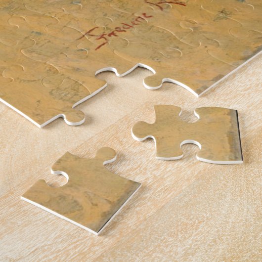 南の平原 ジグソーパズル (側面)