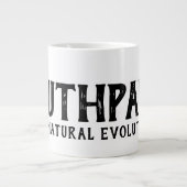 南の手(自然進化)の巨大なコフをスケッチ ジャンボコーヒーマグカップ (正面)