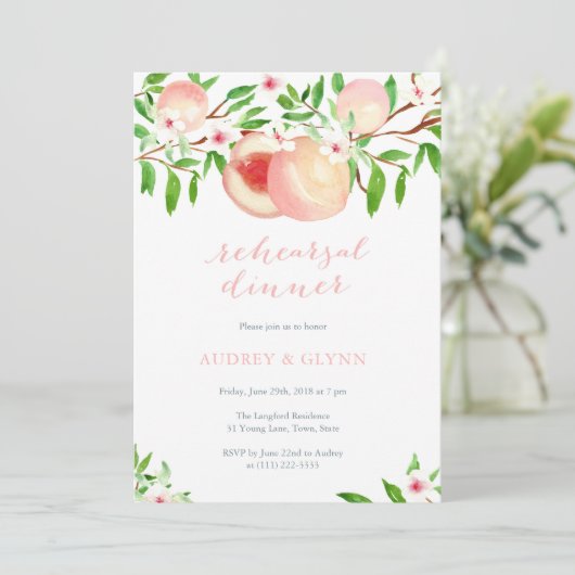 南の招待状のリハーサル結婚ディナー 招待状 (スタンド正面)