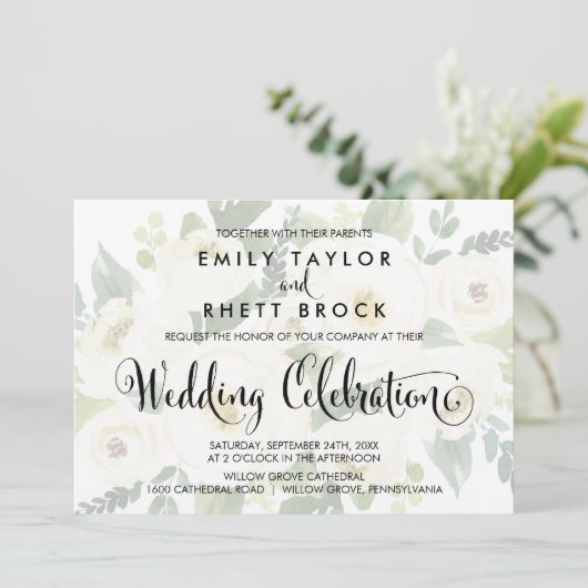 南の書道暗くなったフローラ結婚ズ 招待状 (スタンド正面)