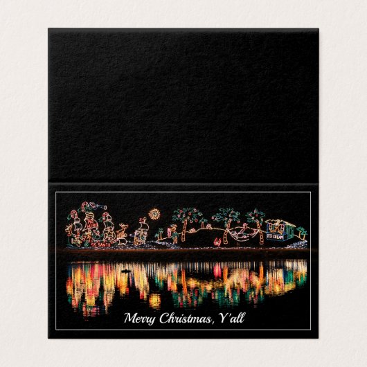 南の水に映るクリスマス (外部フラット)