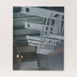 南の白いロッキングチェア ジグソーパズル