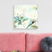 南の白い花 キャンバスプリント (インサイチュ (リビング))