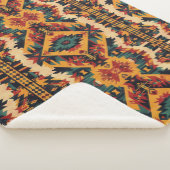 南の部族の芸術パターン シェルパブランケット (3/4)