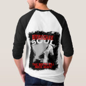 南は再度揺れます Tシャツ (裏面)