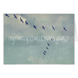 南へ向かうガチョウ