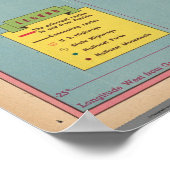 南へ向かう – 東海岸の統一された州 ポスター (角)