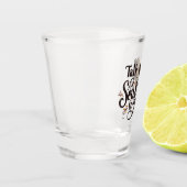 南を私にカウボーイおもしろいハットウェスタン語る ショットグラス (左)