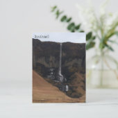 南アイスランドのフォスアシズー ポストカード (スタンド正面)